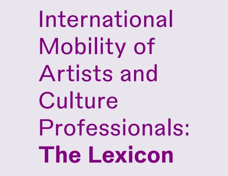 International Mobility of Artists and Culture Professionals: The Lexicon