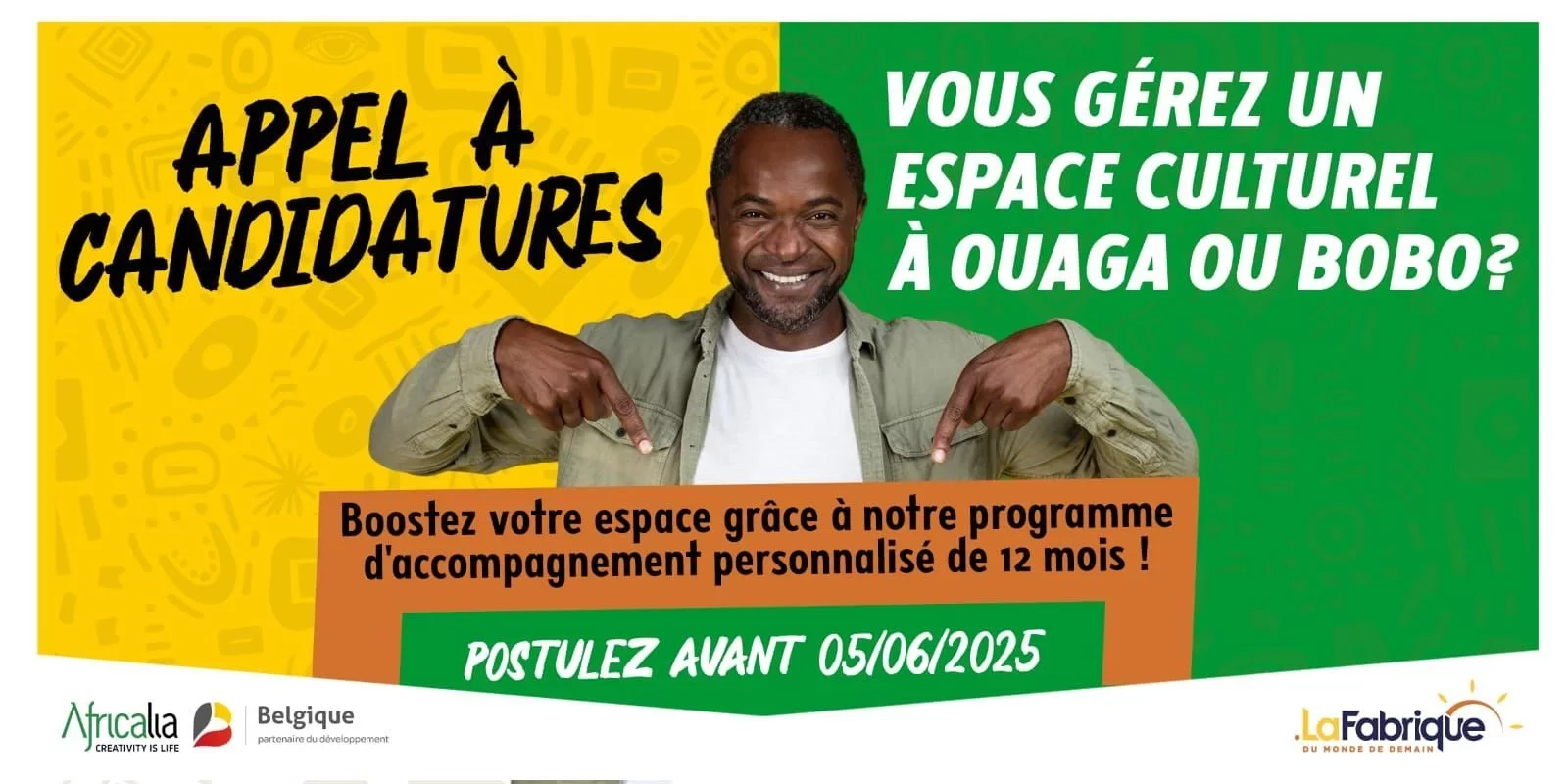Support program for 10 cultural spaces in Ouagadougou and Bobo Dioulasso
